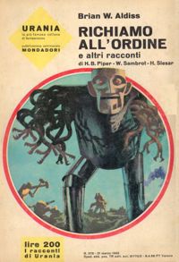 Richiamo all'ordine e altri racconti by Brian W. Aldiss