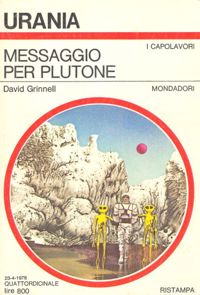 Messaggio per Plutone by David Grinnell